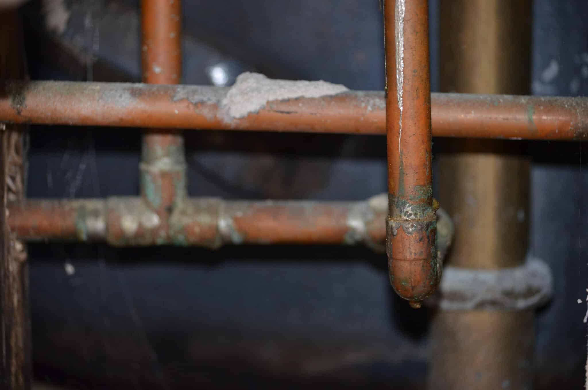 Copper pipes acidic condition, soil pH fluctuations.