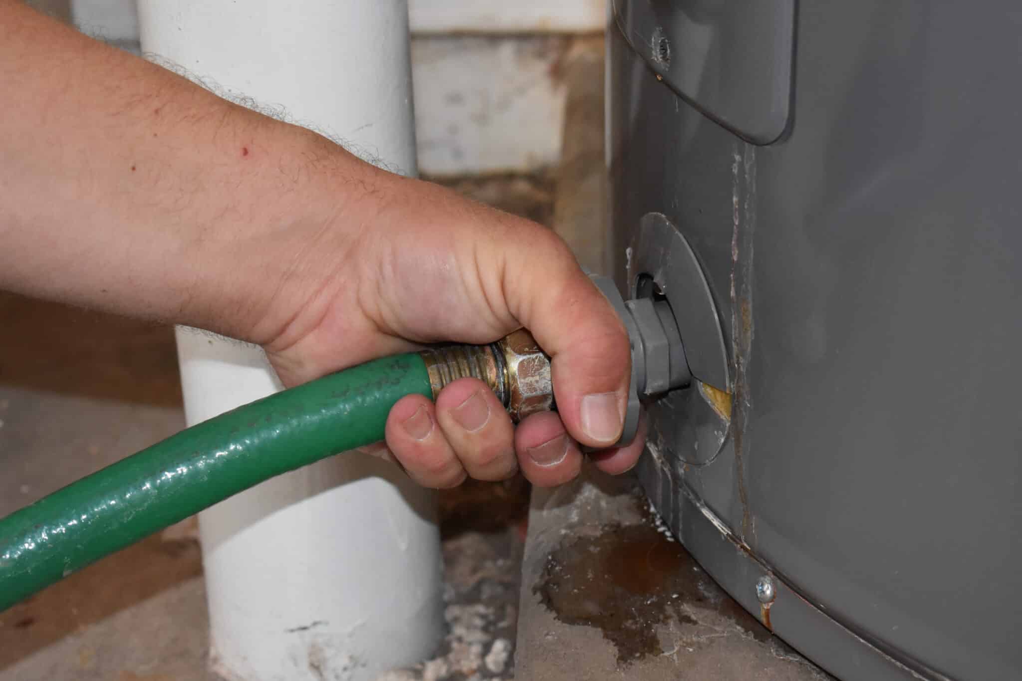 Flushing water heater, Residential Plumbing Systems.