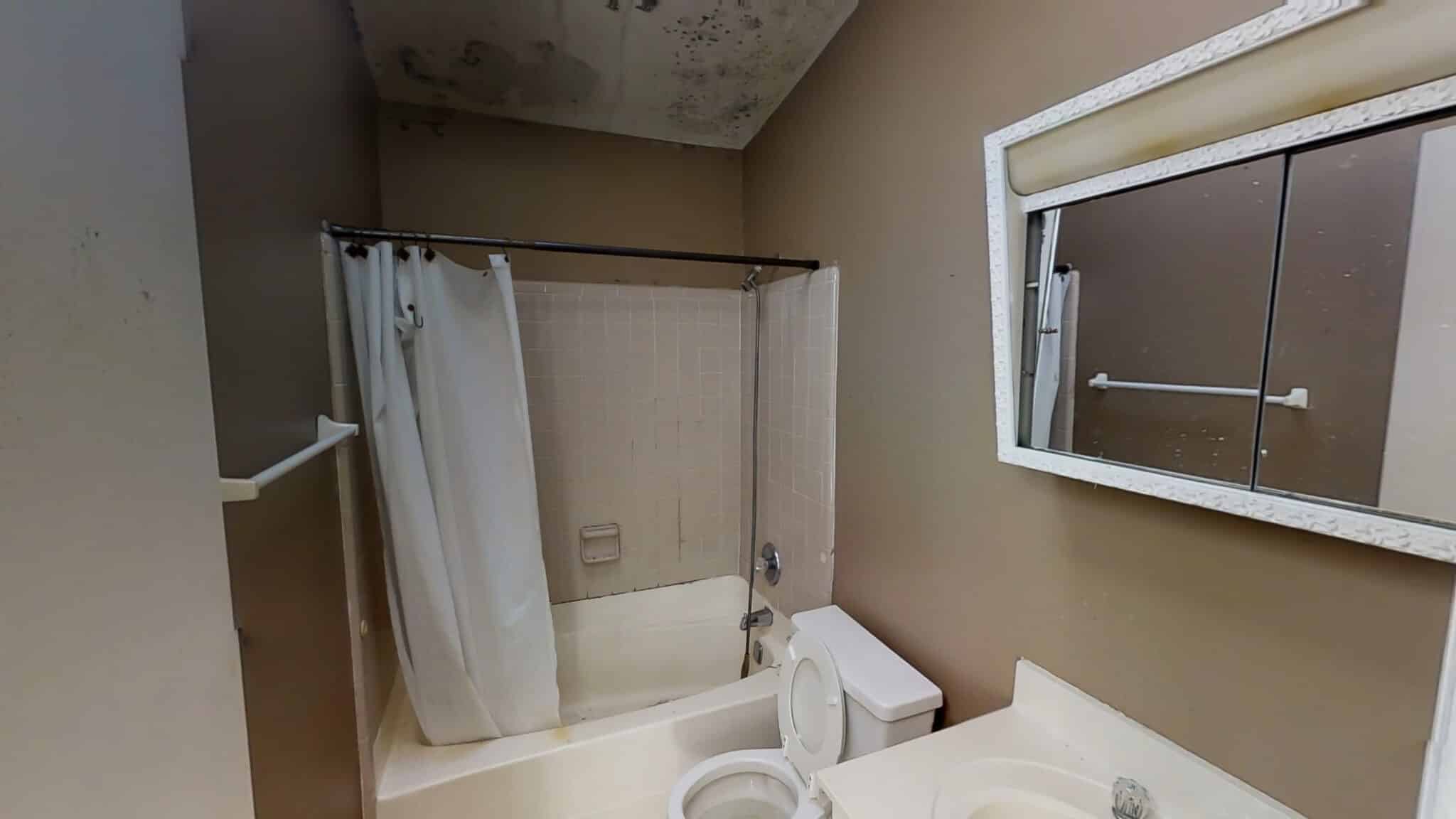 Bathroom Leak Diagnosis Before Costly Damage Spreads 1 Hidden leak, mold, Bathroom leak diagnosis.