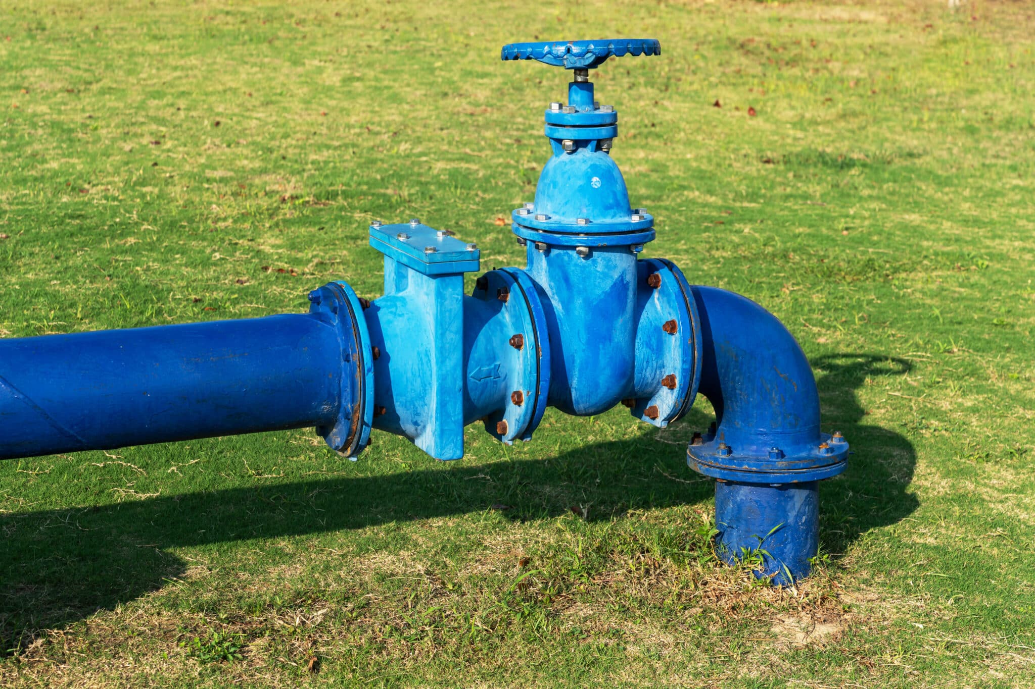 Main water pipe replacement, Water line renewal.