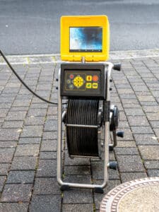 Sewer camera inspection.