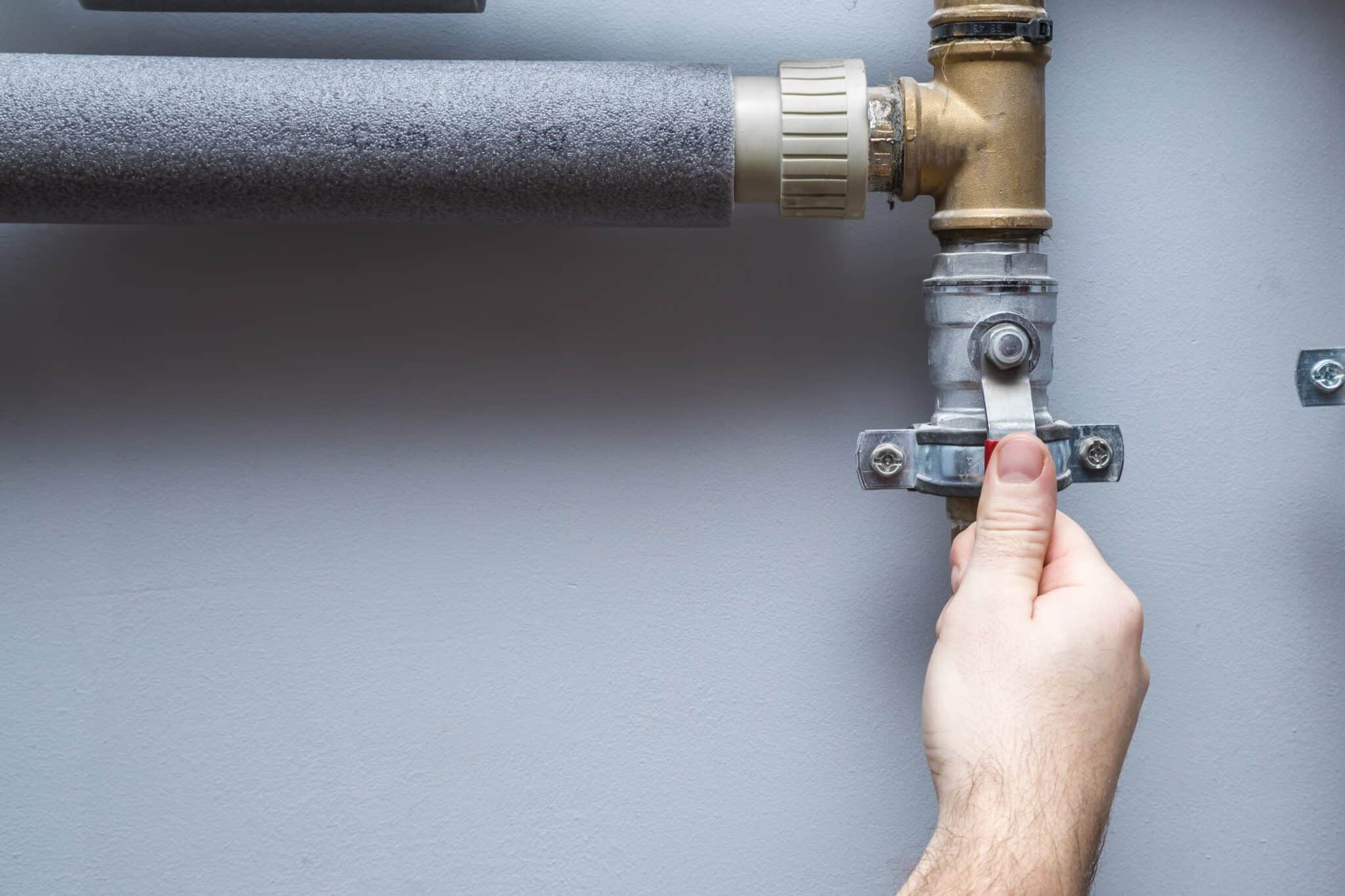 Main Shutoff Valve Location and Safety Basics 1 Turning off water supply, Main shutoff valve.