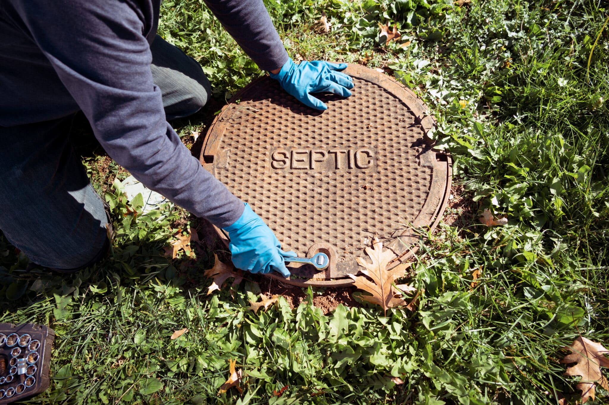 Septic Tank Pumping Schedule for Trouble Free Drains 2 Locate your septic tank's access point, Septic tank pumping.