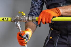 Gas line installation by licensed plumbers in Knoxville.