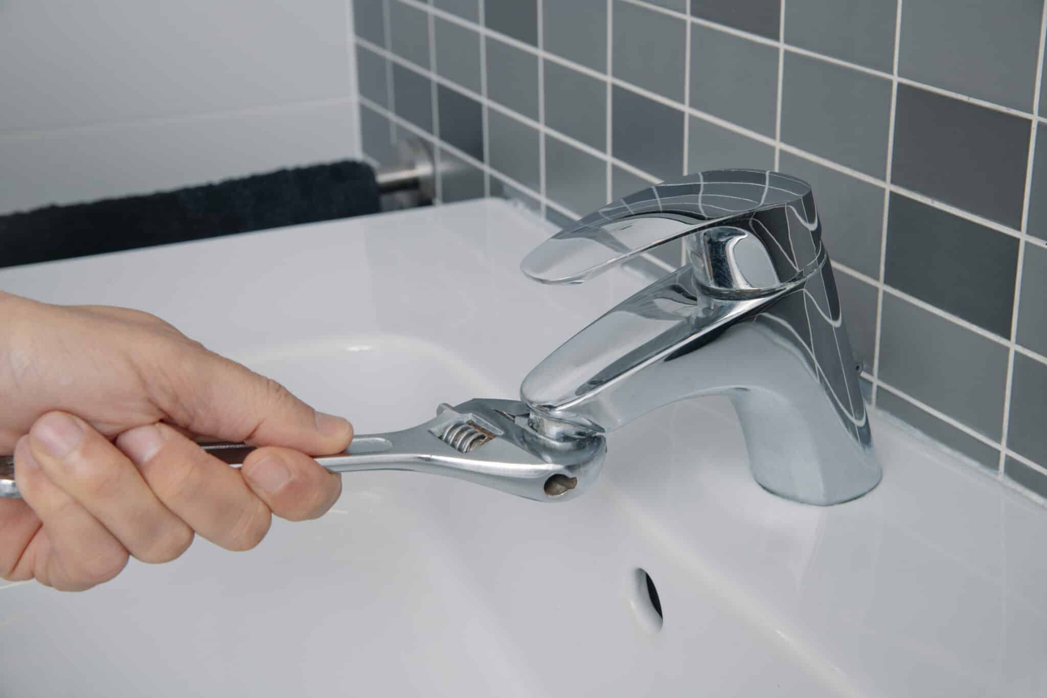 Aerator Cleaning for Better Faucet Flow 2 Wrench to remove the aerator from a sink faucet, Aerator cleaning.