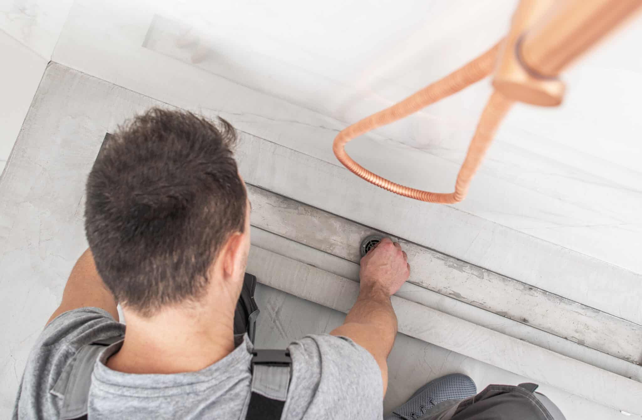 Shower drain upgrade options for low slope or tile floors.