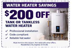 Water Heater Special
